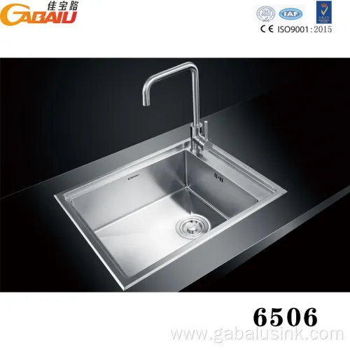 Popular Stainless Steel Single Bowl Handmade Kitchen Sink